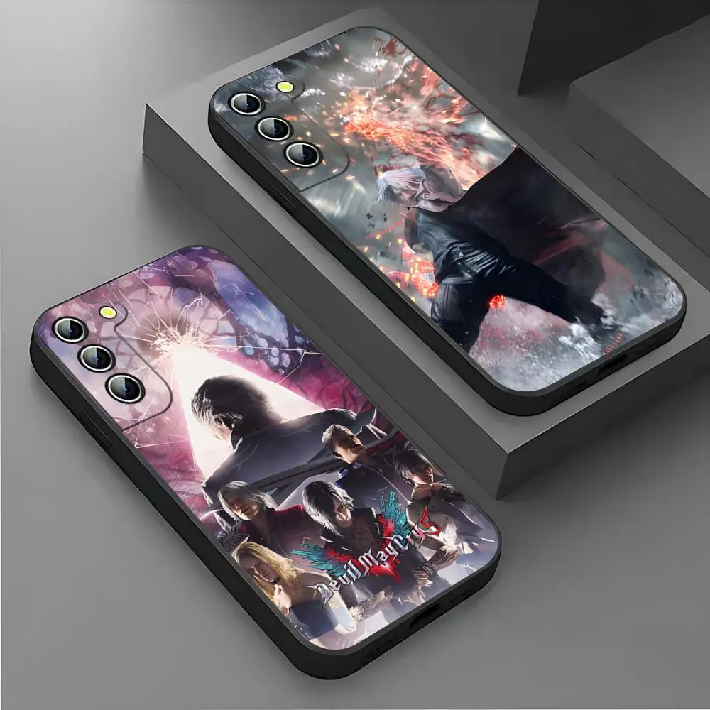 Чехол D-Devil May C-Cry для телефона Samsung S23 Ultra S22 S20 Fe S21 Plus Galaxy A54 A34 A24 A53 M54 Note 20 задняя