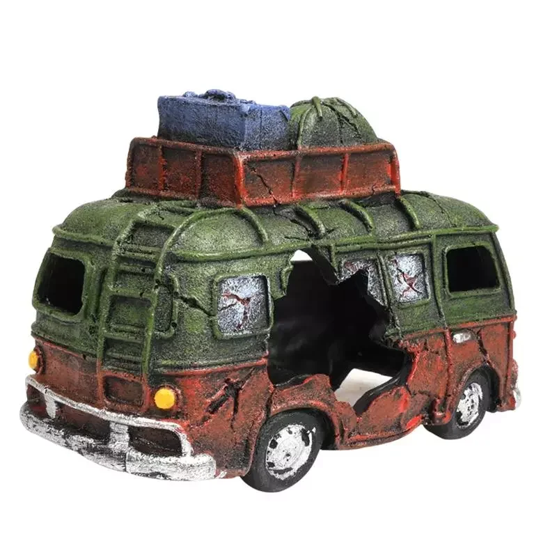 

NEW2022 1pc Aquarium Decor Aquarium Landscape Aquarium Car Decor Fish Tank Ornament Home Decorative Miniatures
