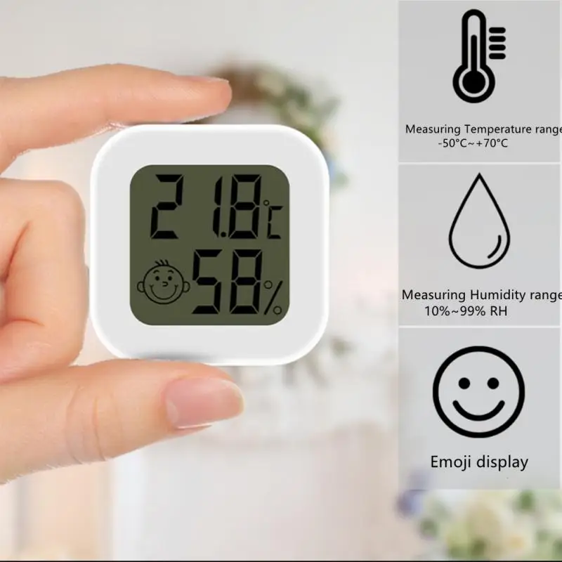 

Mini Indoor Thermometer LCD Digital Temperature Room Hygrometer Gauge Sensor Humidity Meter Indoor Thermometer Temperature
