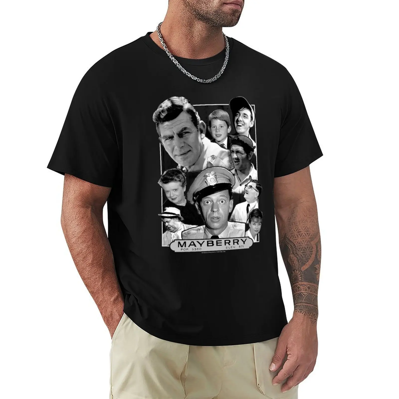 Фото Футболка ANDY GRIFFITH MAYBERRY для работы на открытом воздухе с коротким рукавом №1