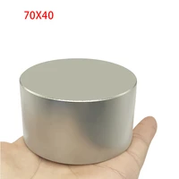1pcs neodymium magnet n52 70x40mm super strong round magnet rare earth ndfeb 7040mm strongest permanent powerful magnetic block