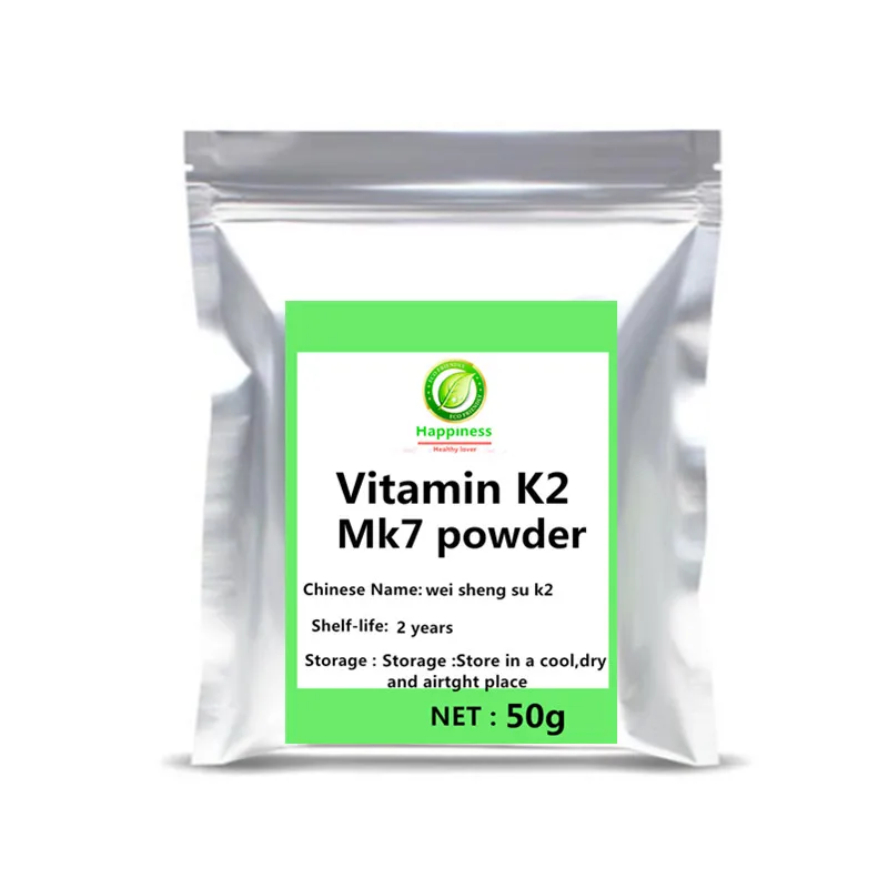 Hot sale Cosmetic Raw Material Vitamin K2 Mk7 MENAQUINONE-7 supplement Detoxification of Liver free shipping