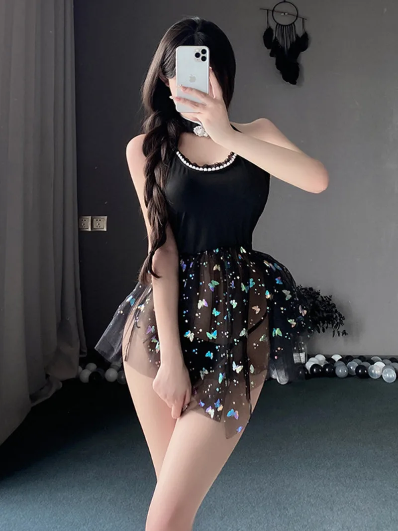 Экзотическая летняя модная женская одежда в стиле милой и девушки новая сетчатая