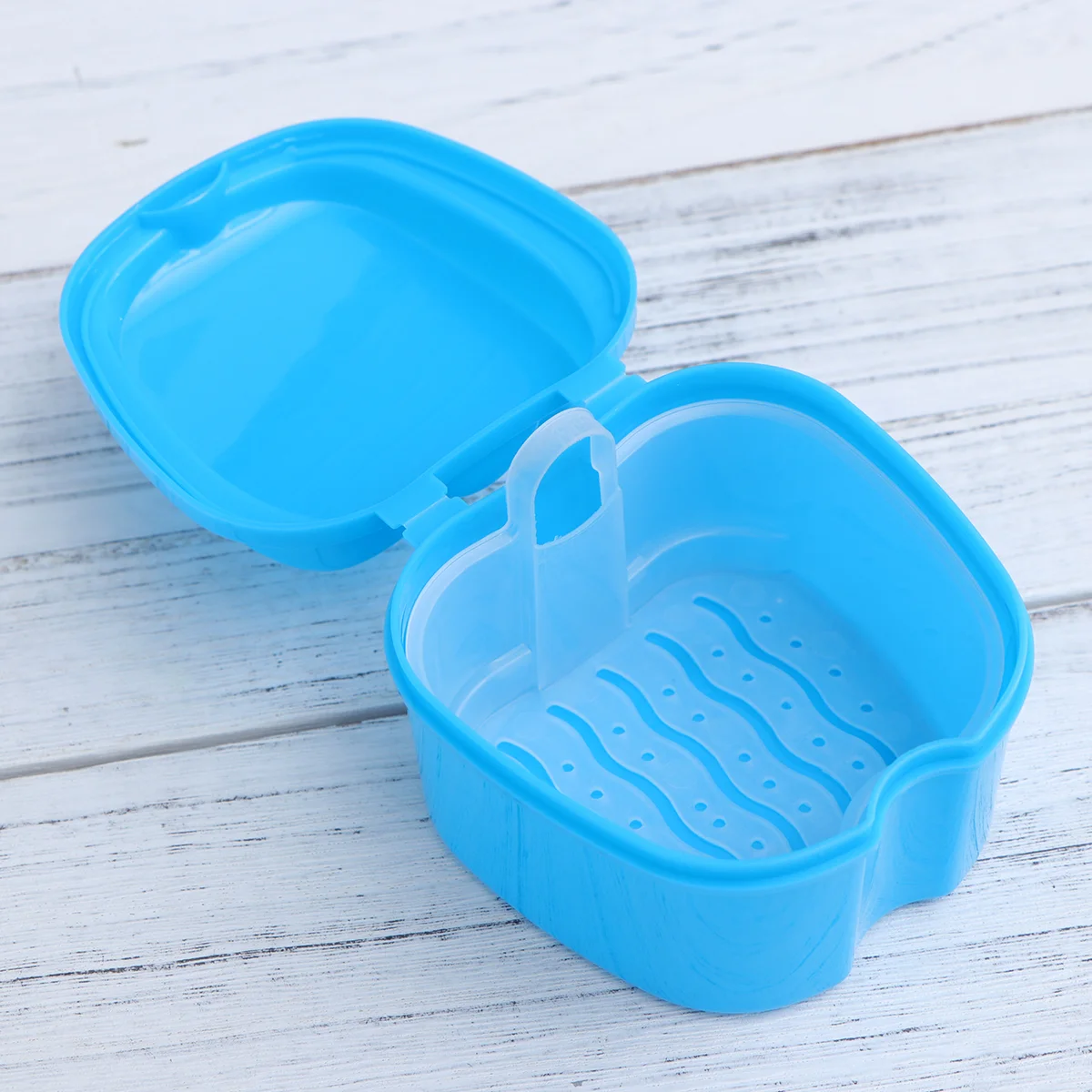 

Denture Case Box Bath Retainer Storage Teeth Cleaning False Cup Holder Tabletscleaner Travel Containersbrush Strainer Brite