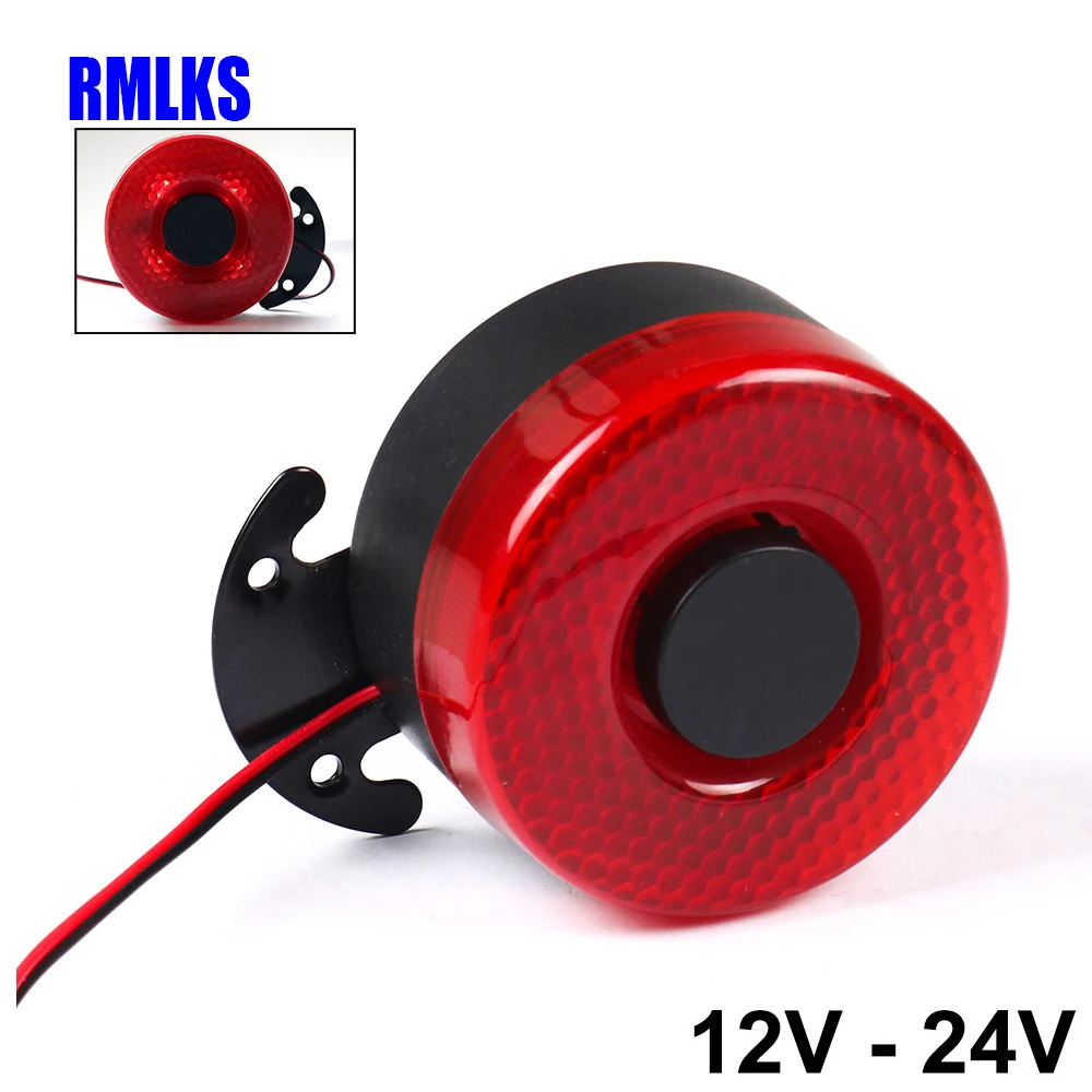 

12/24V Reverse Accessories Beeper Horn Vehicle Auto Warning Back Up Car Reversing Alarm Speaker Buzzer Siren with Light for Cars