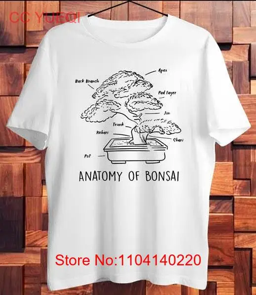 Футболка Anatomy Of Bonsai Tree Sakura японский топ в стиле ретро забавный мужской женский с