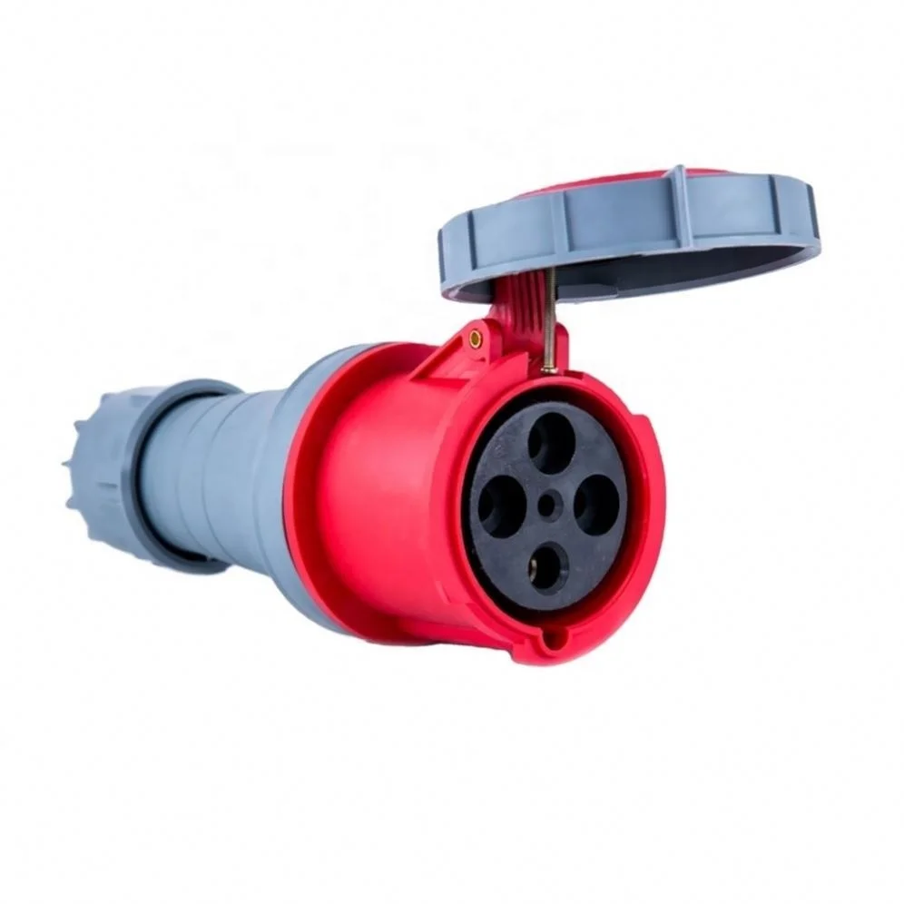 

Type 2442 ip67 380v 415v 3p+e 4 pin 125A waterproof socket Connector