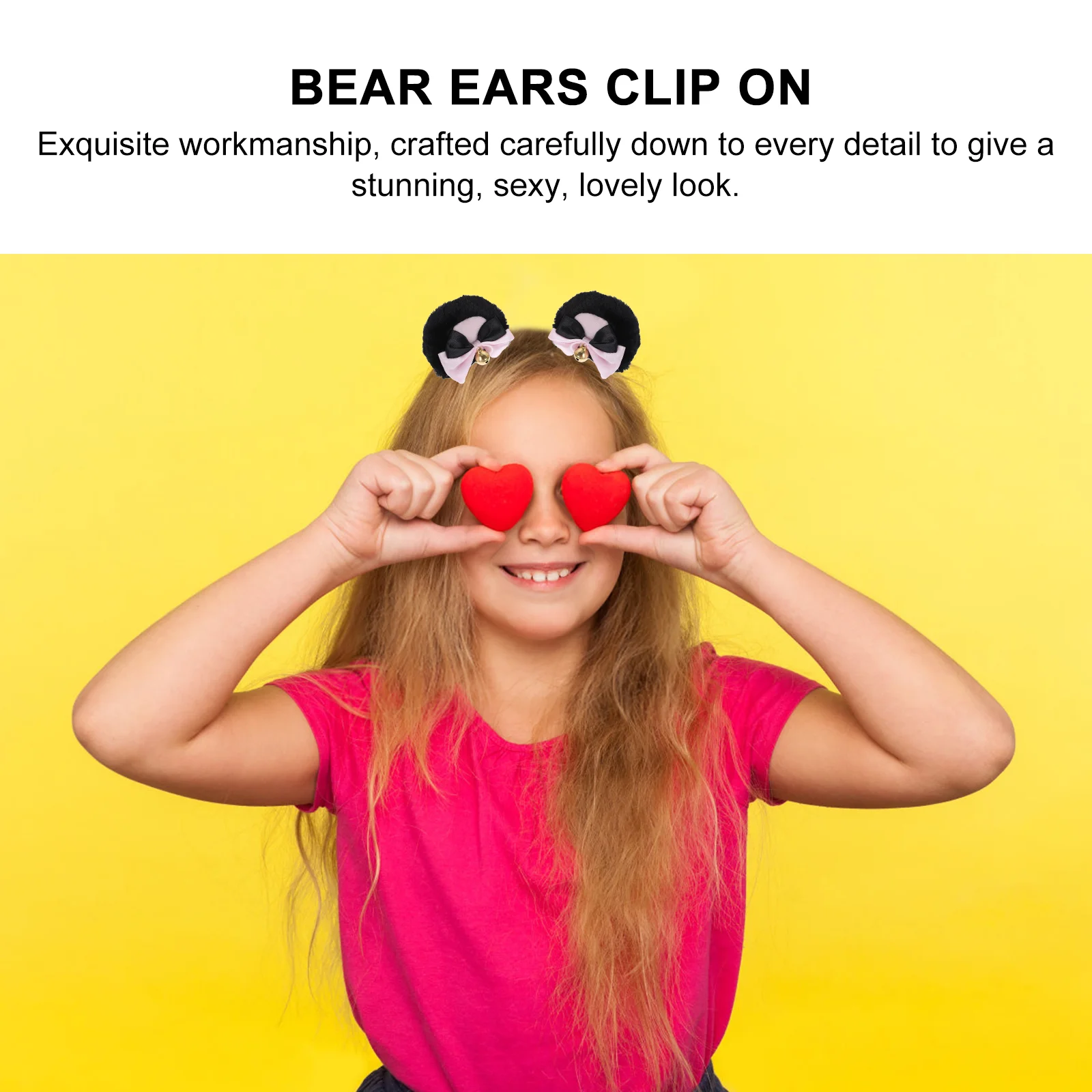 Заколка для волос с медведем заколки женщин повязка на голову двойной бант банты