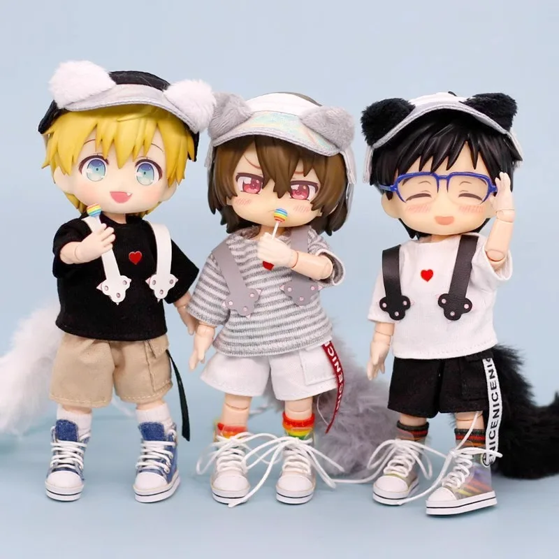 Ob11 детская одежда Молли Кошка Кот пальто шапка костюм 1/12 шарнирный кукла ГСК