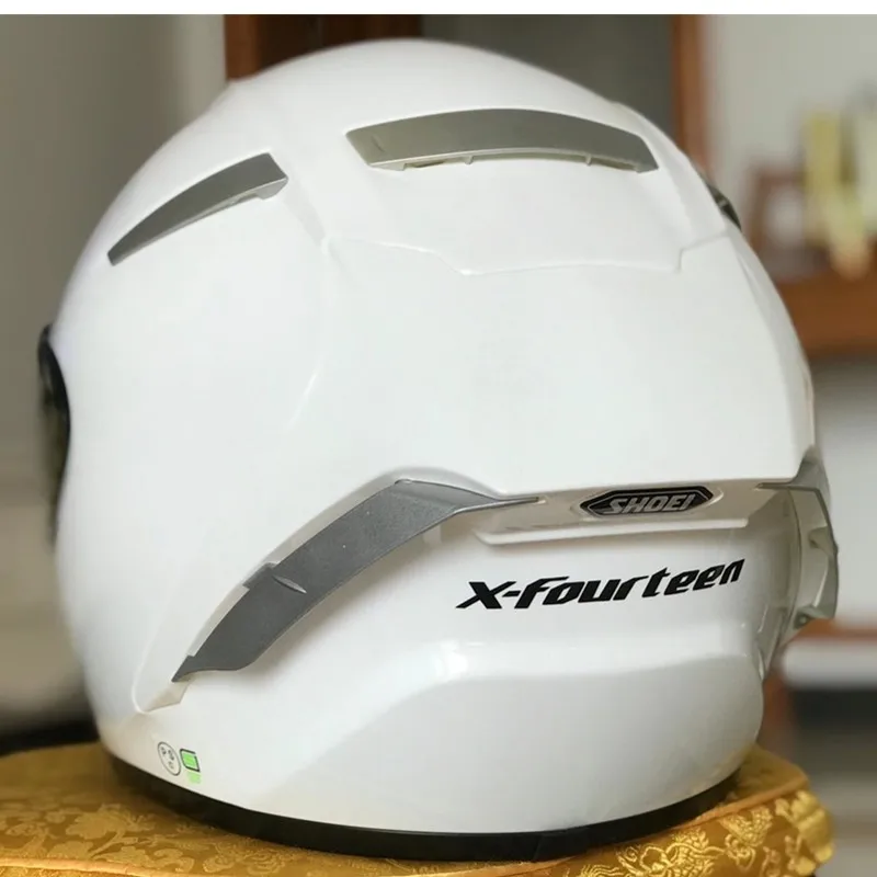Шлем мотоциклетный SHOEI X14 шлем на все лицо белая для мотоциклистов X-четырнадцать