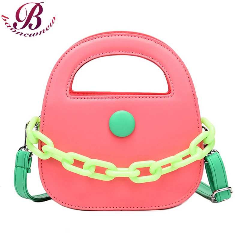 

Colorful Handbags For Women 2022 New Spring Shoulder Bags Ladies Fashion Chains Crossbody Purses Female Kawai Design Satchels