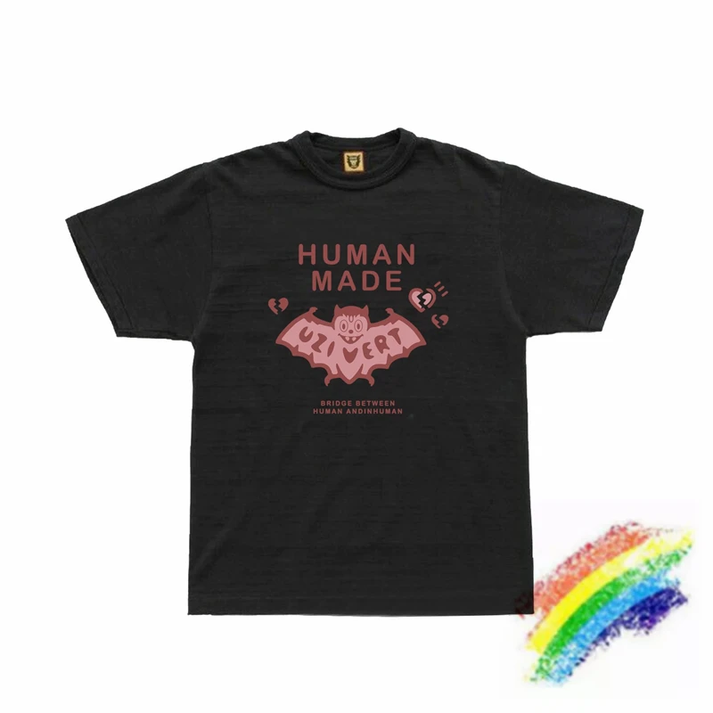 

Bat Human Made T-Shirt Men Women Human Made Tee Tops Oversize T Shirt