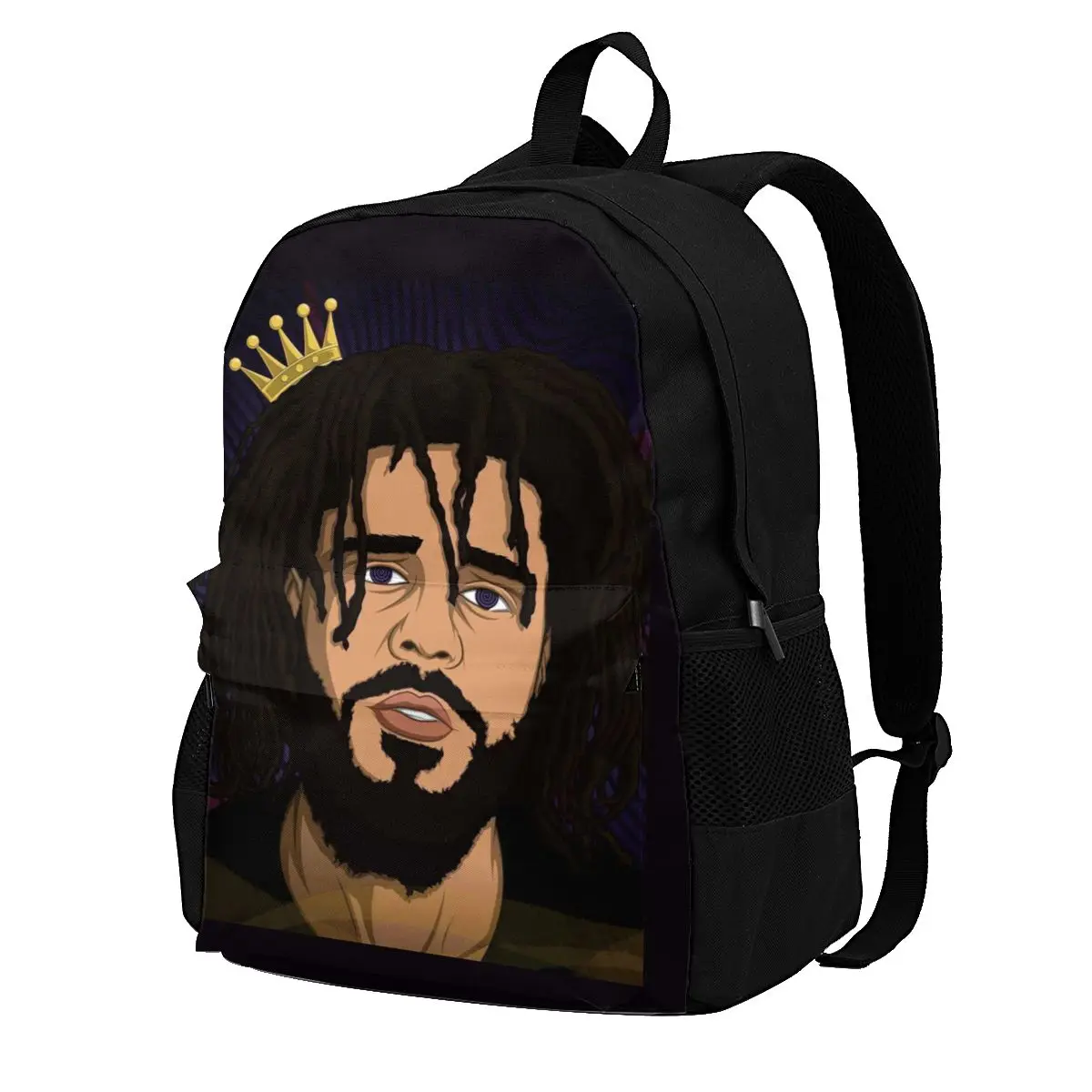

Kod Animation J Cole Backpacks guitar classical rock element Polyester Travel Male Backpack Pattern Unusual Bags