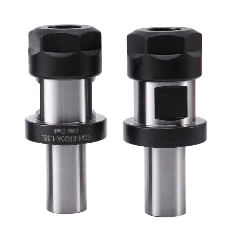 

Держатель для инструмента JHD-2Pcs Chuck C3/4-ER20 1,38, держатель инструмента для обработки металла, для деревообрабатывающих аксессуаров, патрон ER20