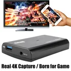 FULL HD 1080P 60fps 120fps реальная 4K Карта видеозахвата HDMI к USB 3,0 коробка для прямой трансляции игр звуковая линия в петле ТВ