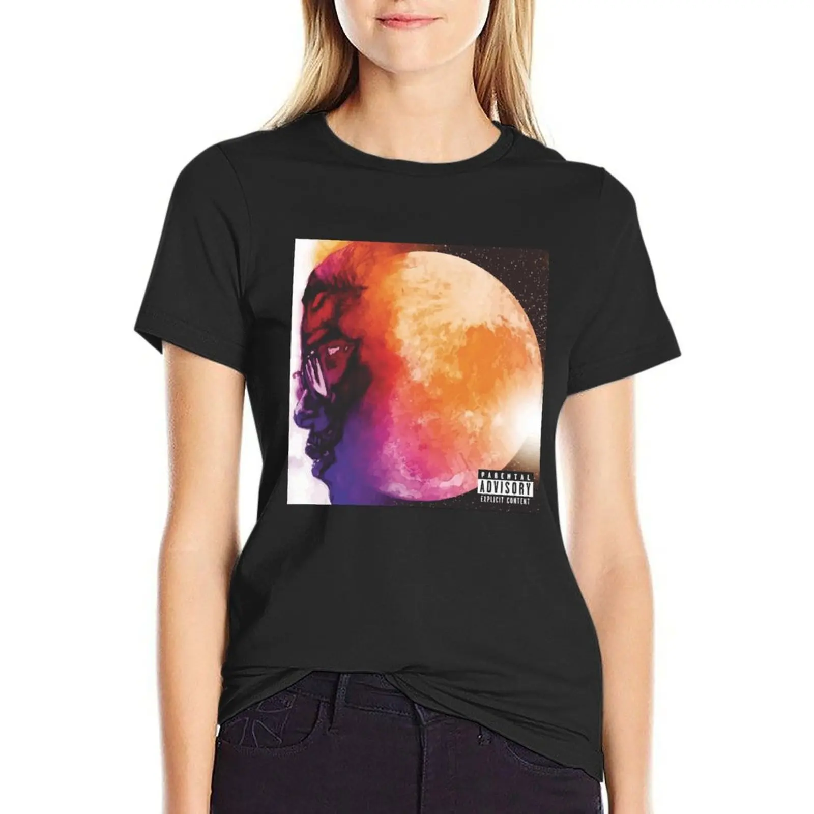 Детская футболка с музыкальным логотипом cudi женские рубашки графические