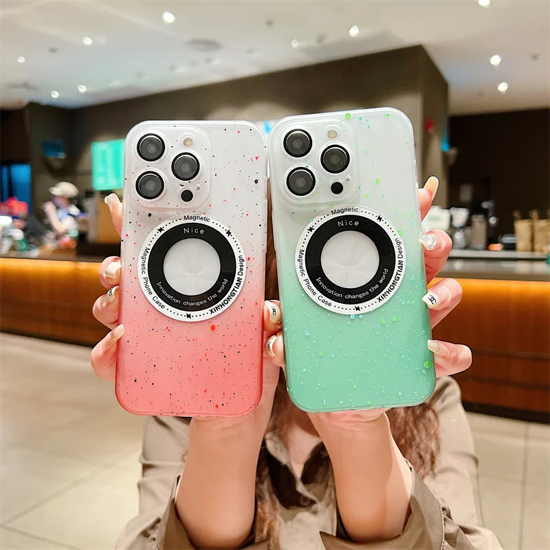 

Роскошный переливающийся ТПУ бизнес логотип для IPhone 14 13 12 11 Pro Max Plus стеклянный протектор объектива Мягкая Противоударная задняя крышка