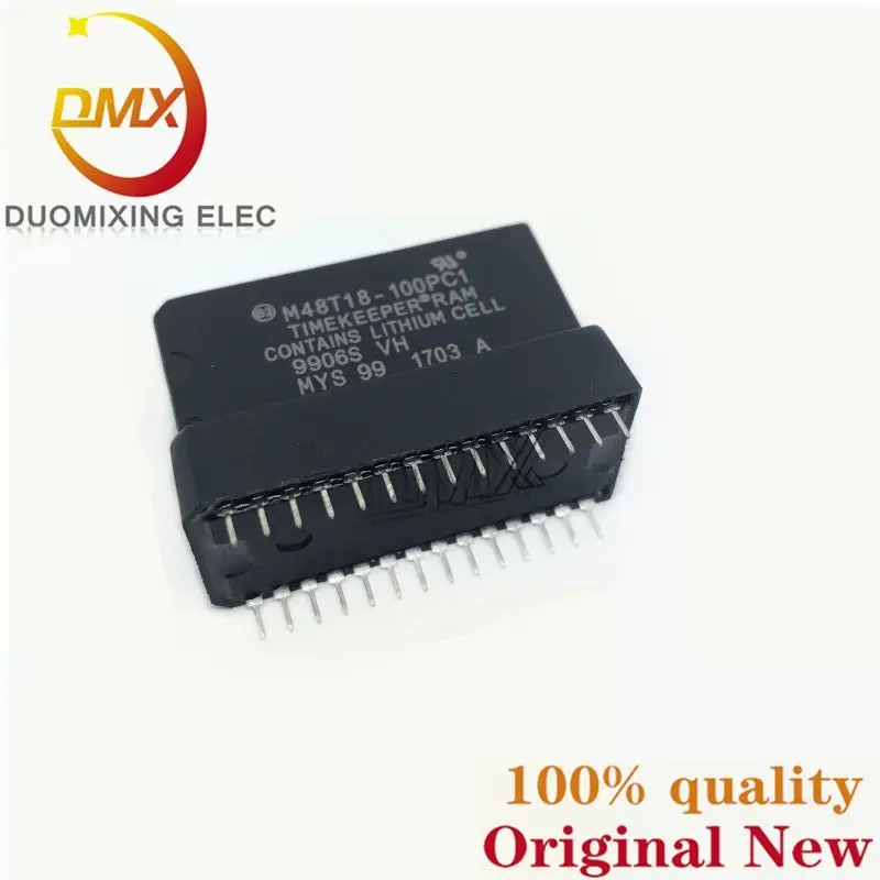 100 шт./лот 100% Новинка Φ M48T18 DIP28 часы в реальном времени IC