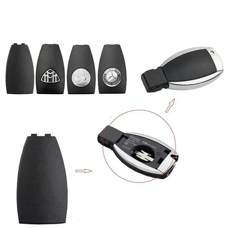 Фото Защитный чехол для смарт-ключа Apple Tree Car для W210 W212 E63 W202 W205 W207 A/C/E/S Class AMG GT GLA GLS G63 №2