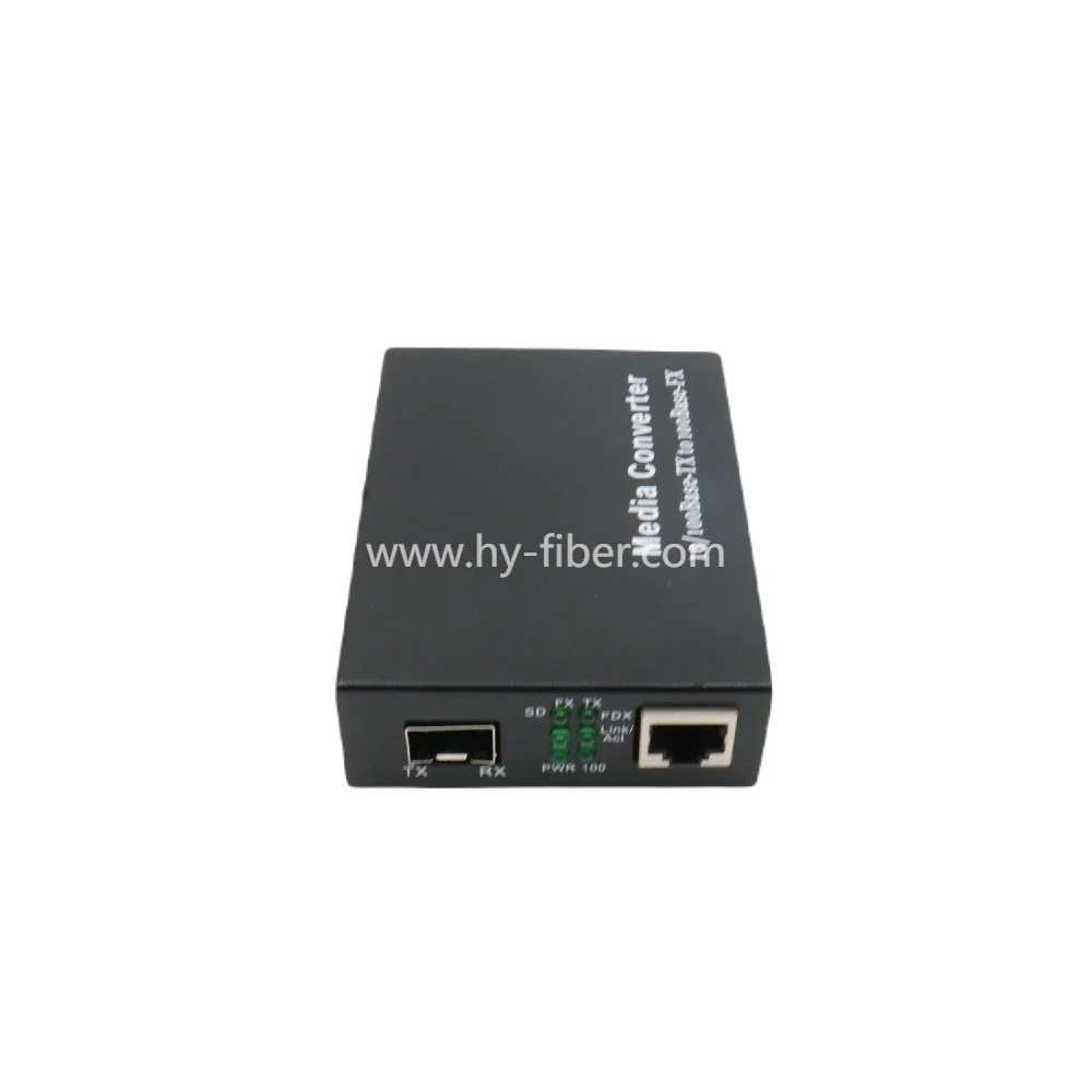Конвертер средств SFP 10/100M SM одиночный порт 1310 SC волокна NMX/1550rx 25km