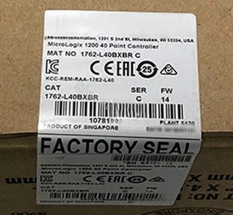 Новый INBOX 1762-L40BXBR AB MicroLogix 1200 40-точечный