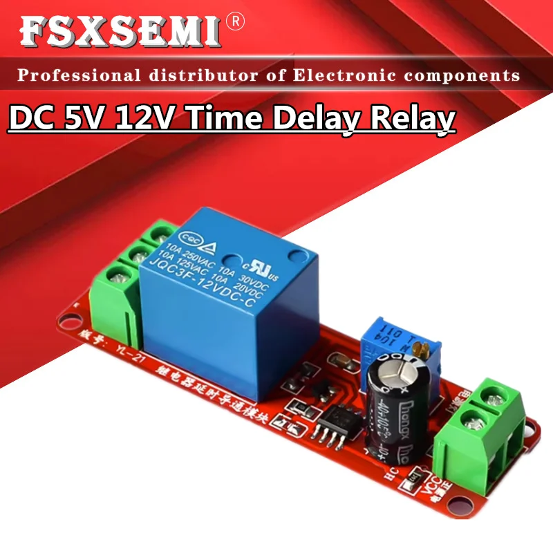 

DC 5V 12V Time Delay Relay module NE555 Time Shield Timing Relay Timer Control Switch Car Relays Pulse Generation Duty Cycle