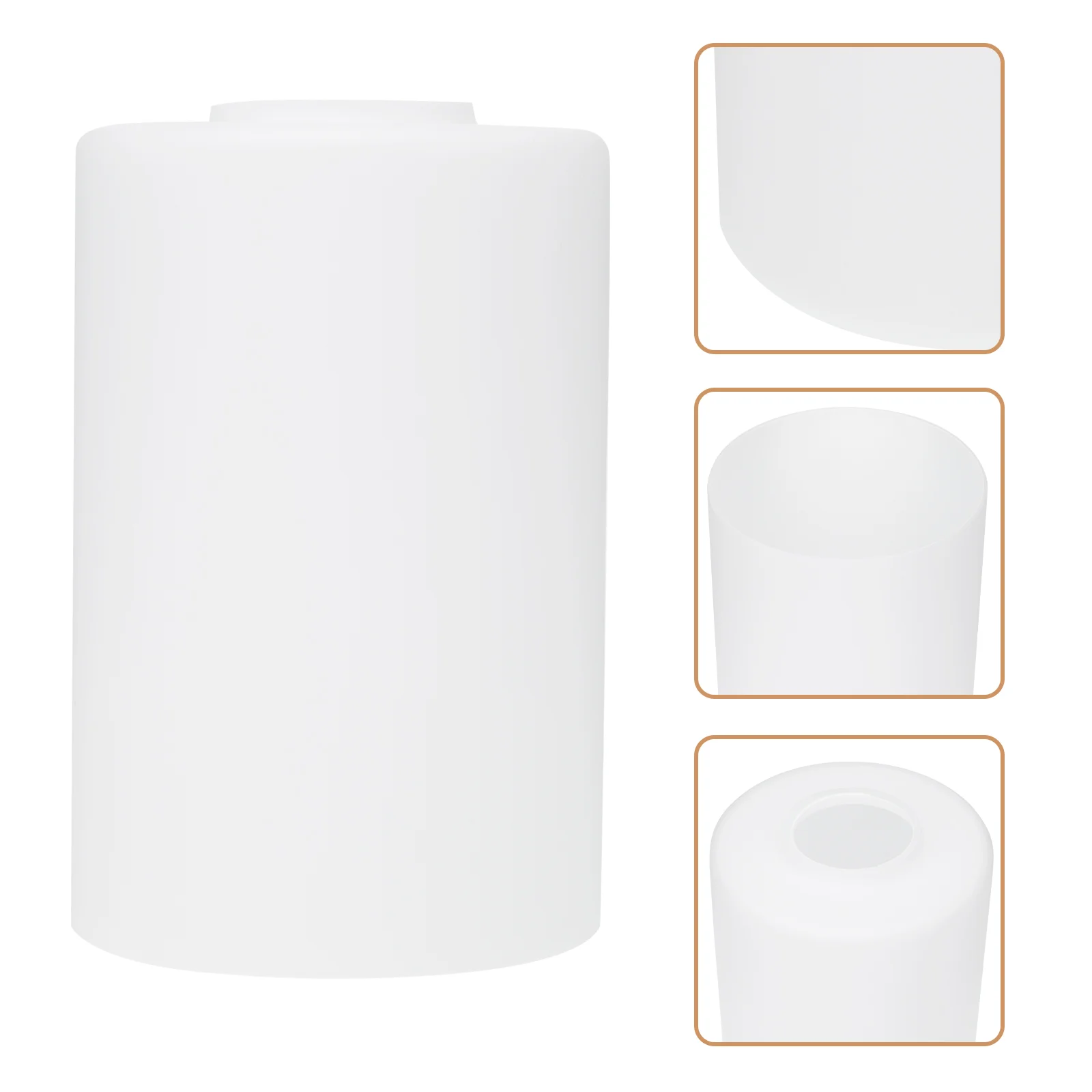 

Glass Cylinder Lamp Cover Lamp Accessory Frosted Glass Lampshade Ceiling Light Lampshade Simple Lamp Cover for Decor