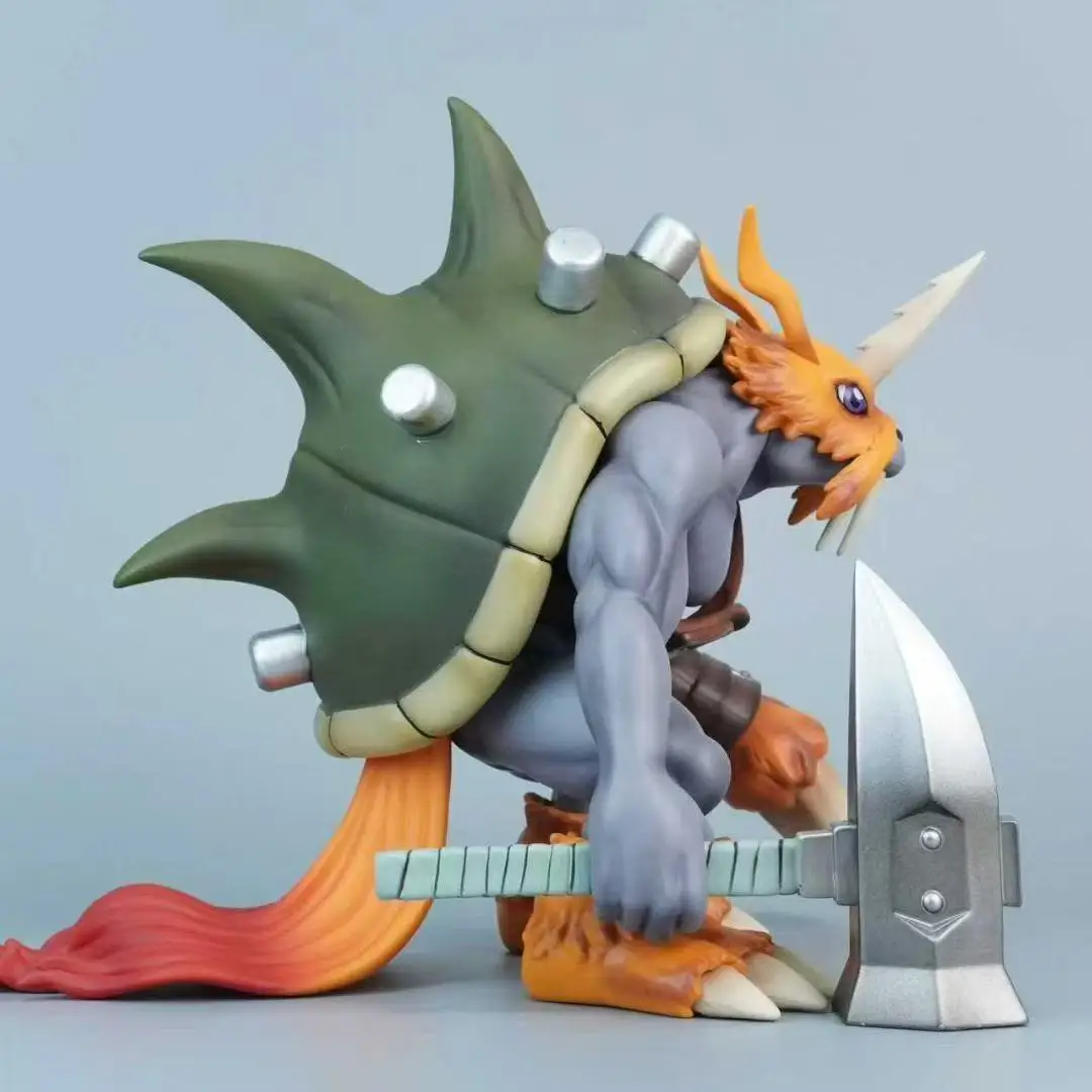 Фото Аниме Digimon Adventure Фигурка Zudomon Фигурки 20 см Статуя из ПВХ Настольный орнамент Коллекционная модель игрушки Подарки №5