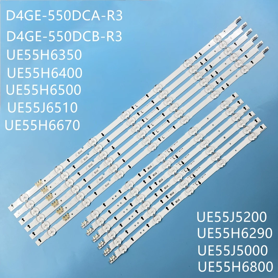 Светодиодный Подсветка полосы (12) для LH55DBD UE55H6350 UE55H6400 UE55H6500 UE55J6510 UE55H6670 UE55H6800 UE55J5000 UE55H6290 UE55J5200