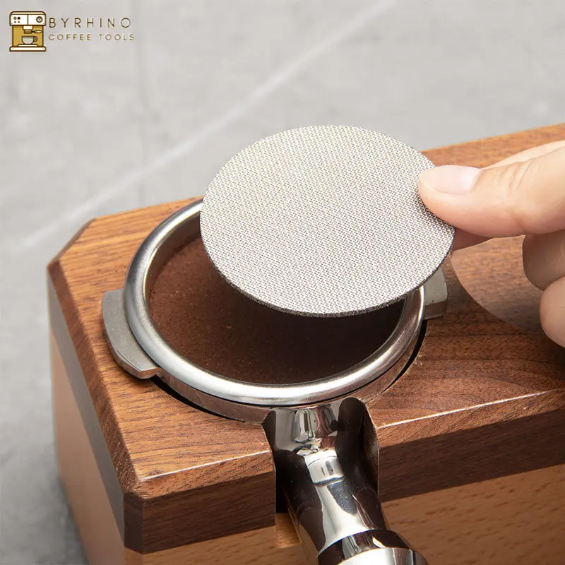 

51/54/58mm Reusable Coffee Filter Screen Heat Resistant Mesh Portafilter Barista Coffee Making Puck Screen for Espresso Machine