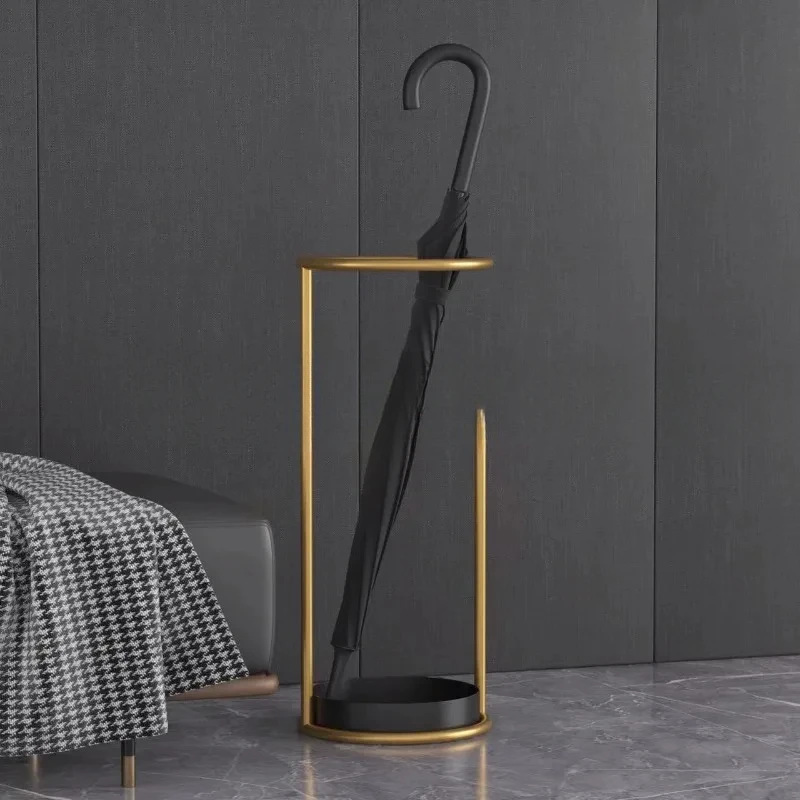 Роскошная золотая стойка в скандинавском стиле для зонтиков простая креативная