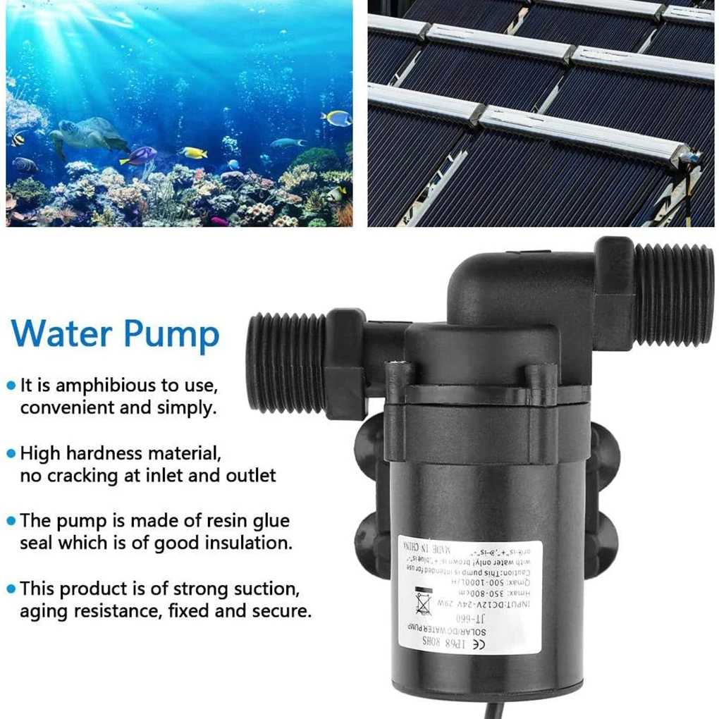 

Brushless Solar Motor Water Pump Lightweight Professional Multi-Stage Off-Pipeline Centrifugal Pumps Accessories