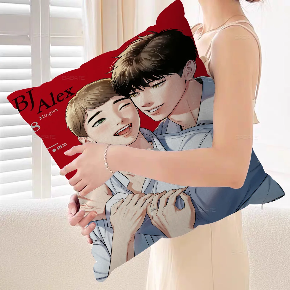 Anime Bj Alex Movie Pillow Sofa Bed Head Cover Cushion 45x45 Cm Fashion
