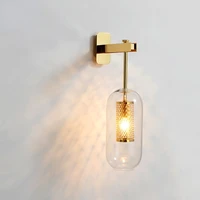 hotel bedroom bedside wall mounted reading lighting modern glass wall sconce antique indoor outdoor led wall lamps light