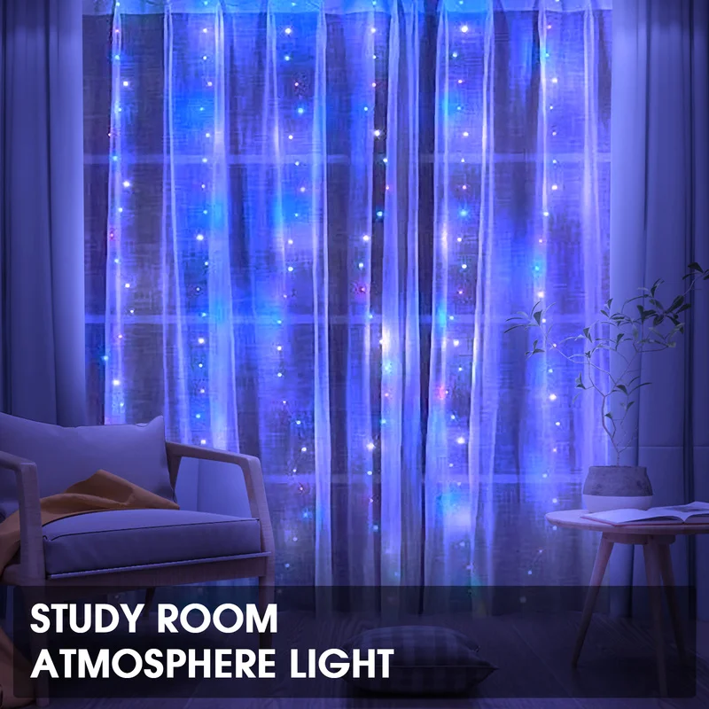 СВЕТОДИОДНАЯ Гирлянда-занавес на окно 3 м