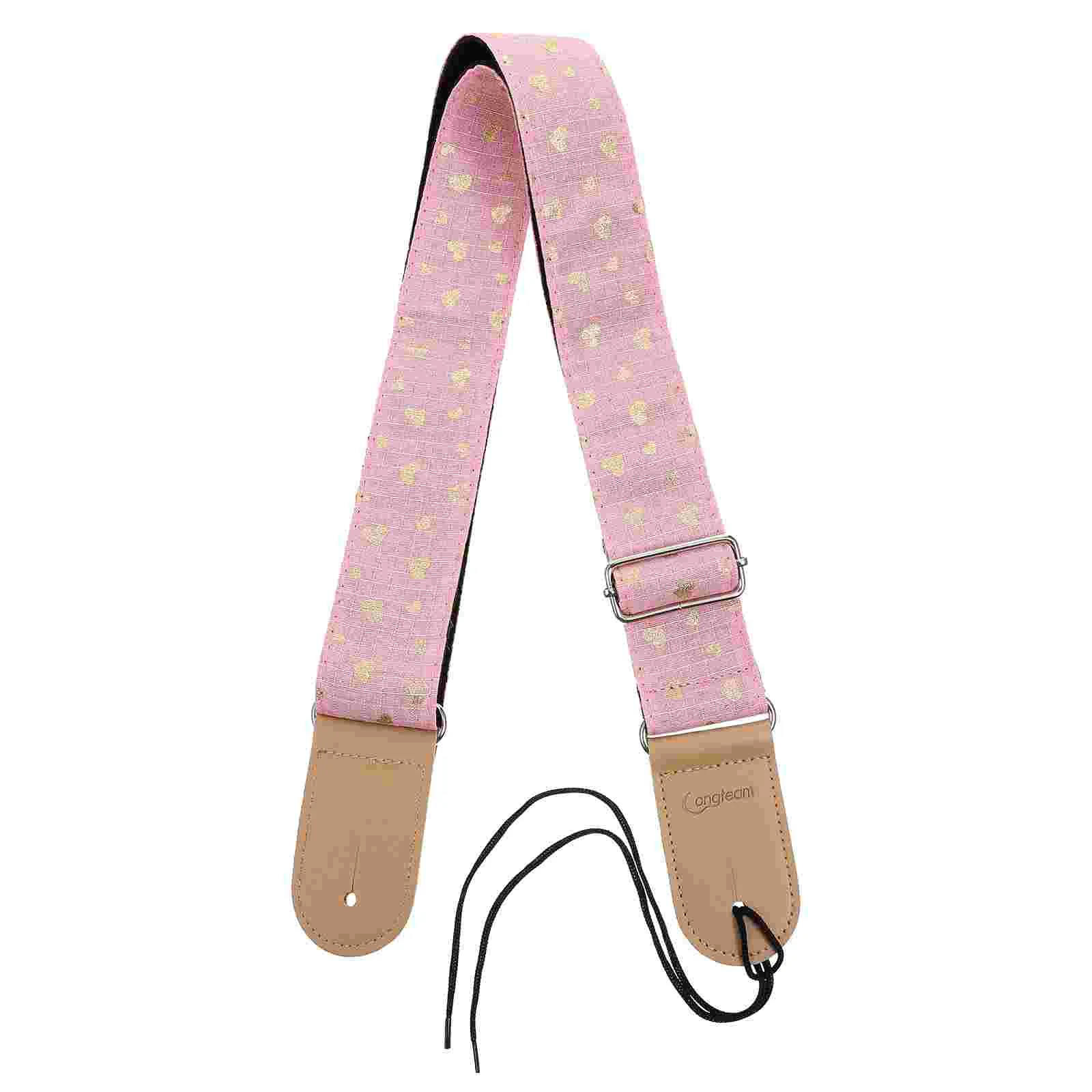

1Pc Unique Guitar Accessory Guitar Strap Practical Instrument Strap (Pink)