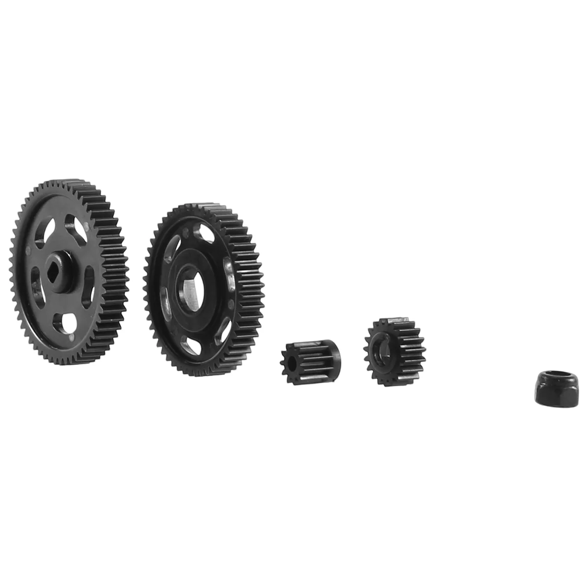 Набор стальных цилиндрических шестерен трансмиссии для 1/24 RC Crawler Axial SCX24 AXI90081 AXI00002