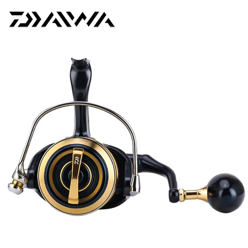 Фото 100% оригинальная катушка для троллинга Daiwa Saltiga Peche-Accessoir для пресноводной рыбалки на реке и озере, катушки для морской рыбалки 12BB + 1 №5