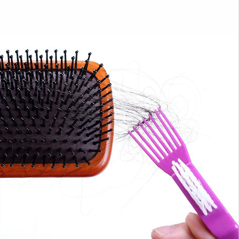 

Useful Cleaner Hair Brush Combs Cleaner Embedded Tool Cleaning Remover Handle Tangle Hair Brush Hair Care Salon Styling Tools