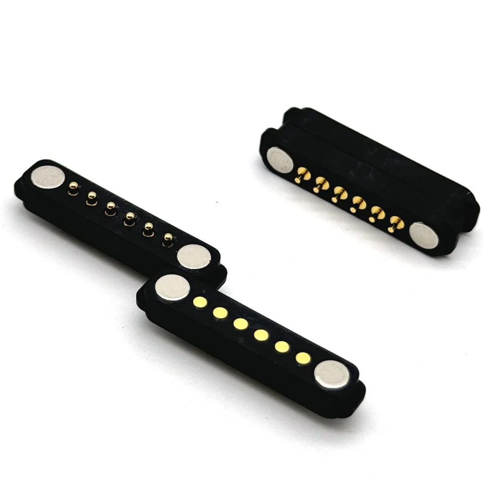 100 пар 6-контактный разъем 2 54 мм постоянного тока магнитный Pogo Pin Pogopin мужской и