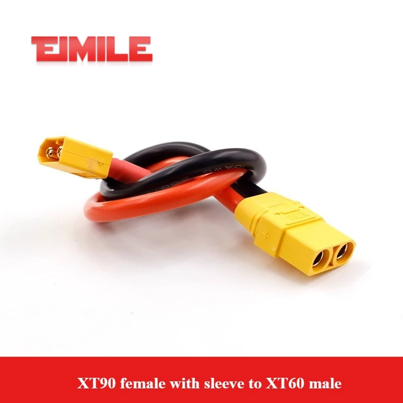 

Кабель XT90H-XT60 10AWG силиконовый 500В