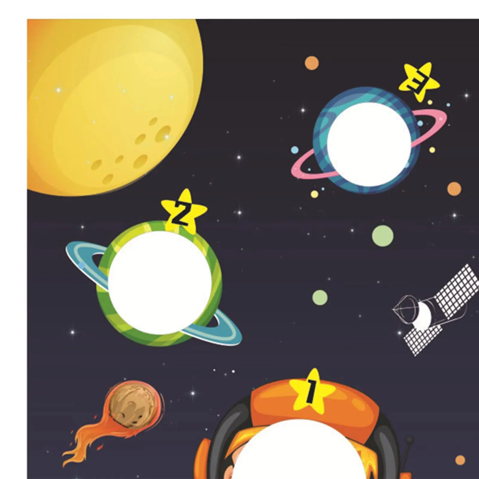 

Astronaut Themed Toss Games Banner Party Supplies for Christmas Kids Adults