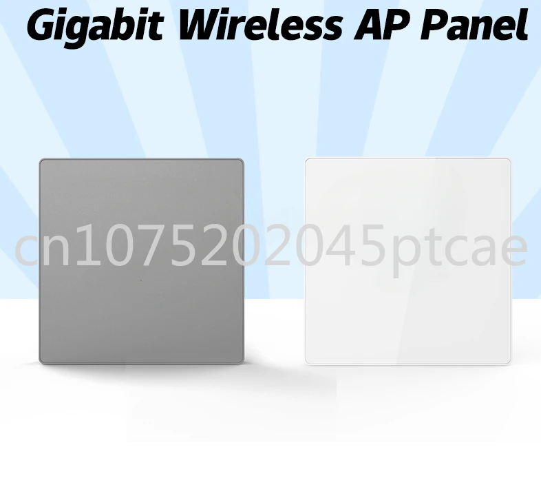

W12 1200M Dual-band Gigabit Wireless AP Panel Hotel Family Whole House Embedded Wall Wireless Poe White Gigabit Port