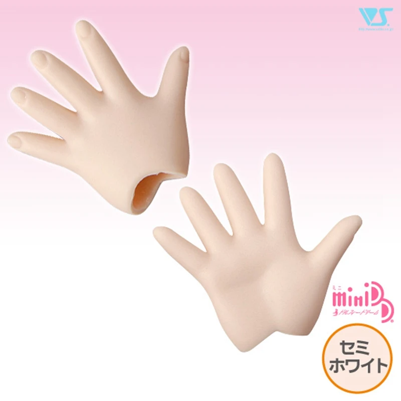 

VOLKS MDD-H-04 hand type half white skin tone Toy girl doll accessories