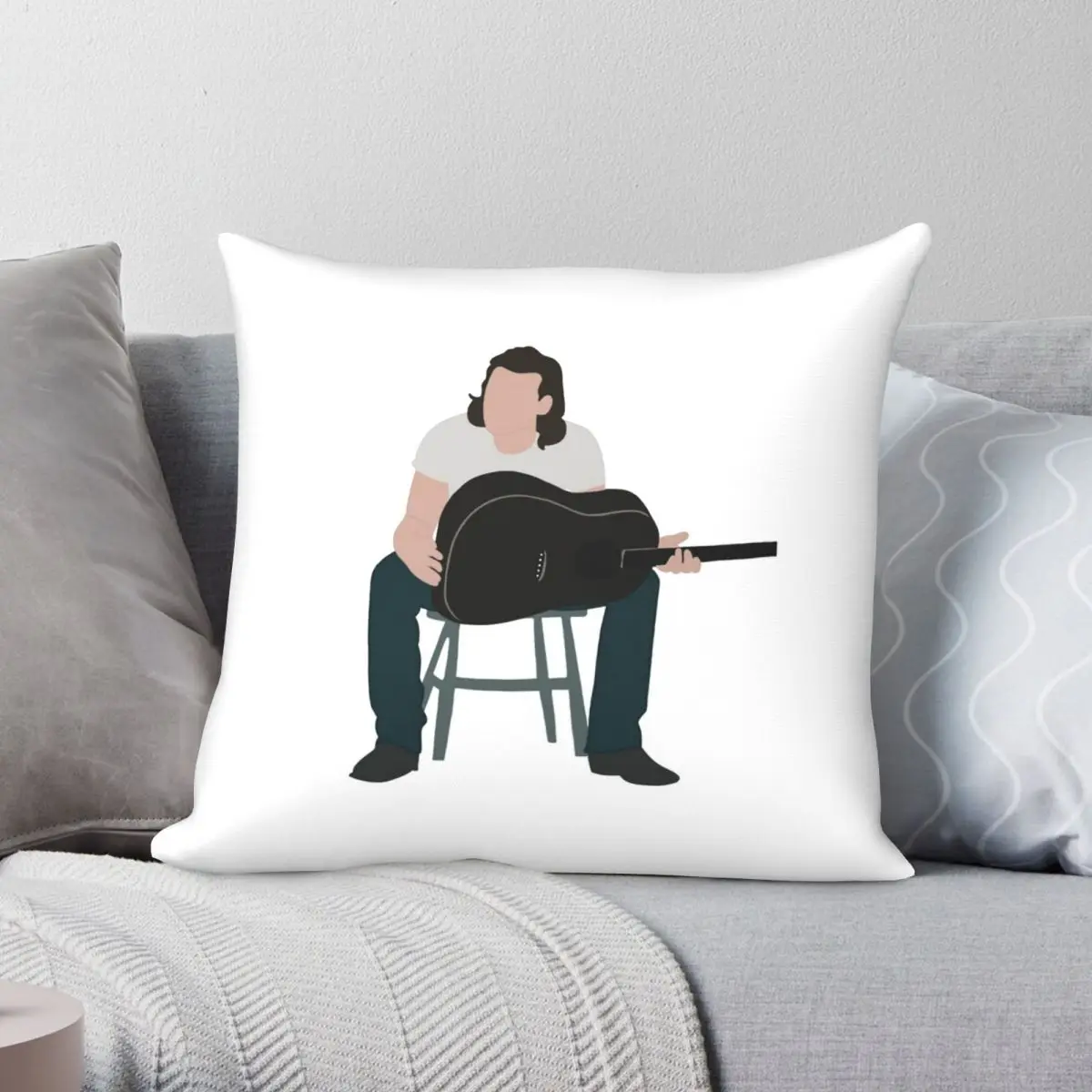 

Artsy Wallen Square Pillowcase Polyester Linen Velvet Pattern Zip Decor Throw Pillow Case Room Cushion Cover 45x45