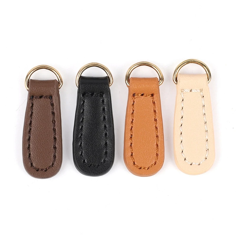 

1pc Luggage Side Clamp PU Leather Buckle Bag Strap Hang Hook DIY Zipper Puller Manual Purse Accessories Drop Shipping