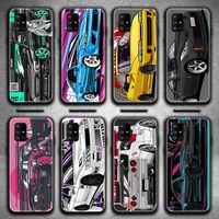 tokyo jdm drift sports car phone case for samsung galaxy a52 a21s a02s a12 a31 a81 a10 a30 a32 a50 a80 a71 a51 5g