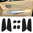Для Hyundai Tucson 2006 2007 2008 2009 2010 2011 2012 2013 Автомобильная кожа из микрофибры 4 шт. защитная накладка на дверной подлокотник