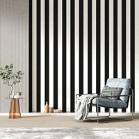 black and white stripes decor paper for furniture vinyl peel and stick removable wallpaper self adhesive waterproof wall sticker