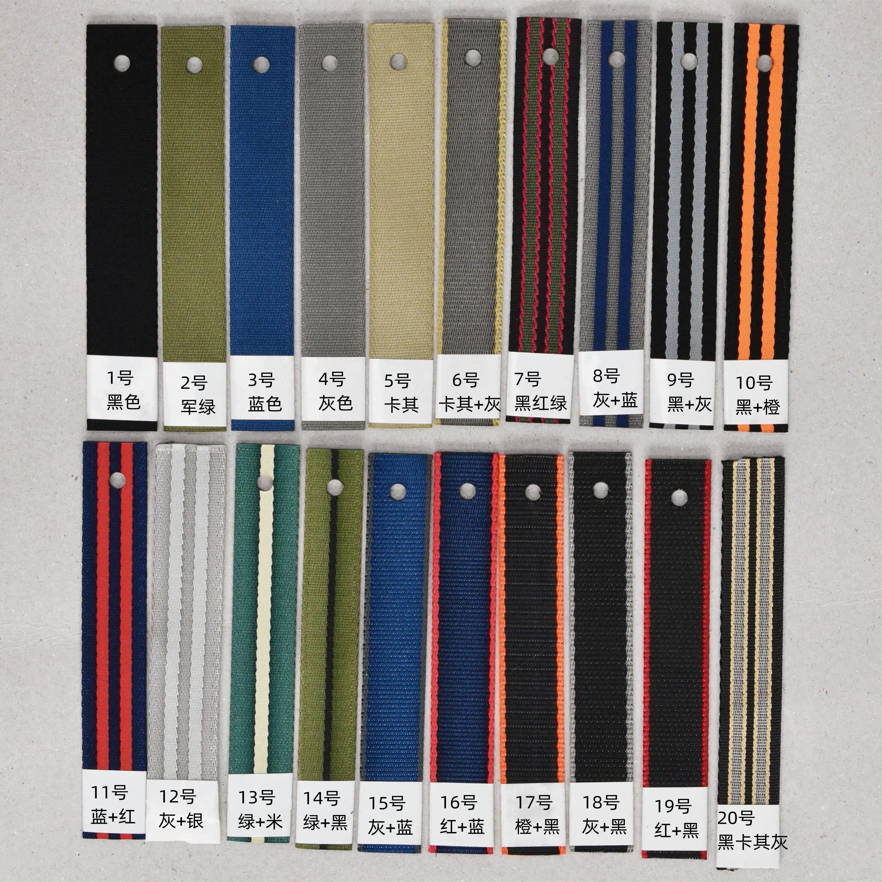 Waterproof Nylon Watch Strap Sport Watch Belt 20mm 22mm Wristband Pin Buckle Black Blue Red Nato Strap